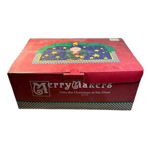 Merry Makers Otto The Ovenman At His Oven Figurines Dept 56  With Box Monk